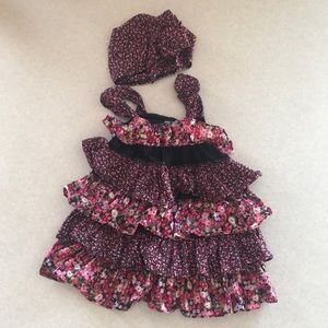 Baby Gap Floral Dress & Hat